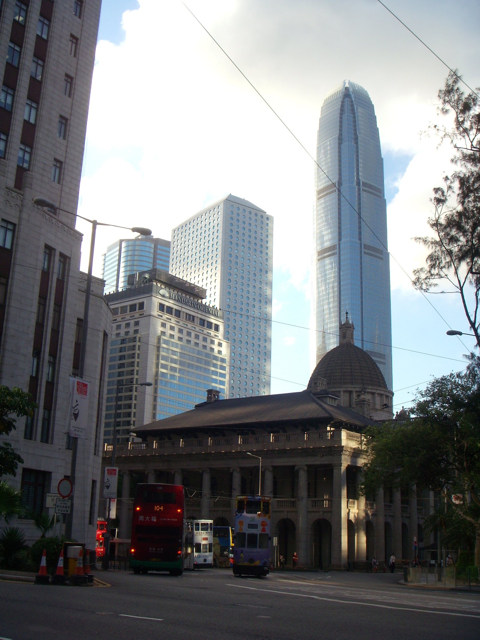 DSCN3040 The International Finance Center, the second-tallest building in Hong Kong, 88 stories high.