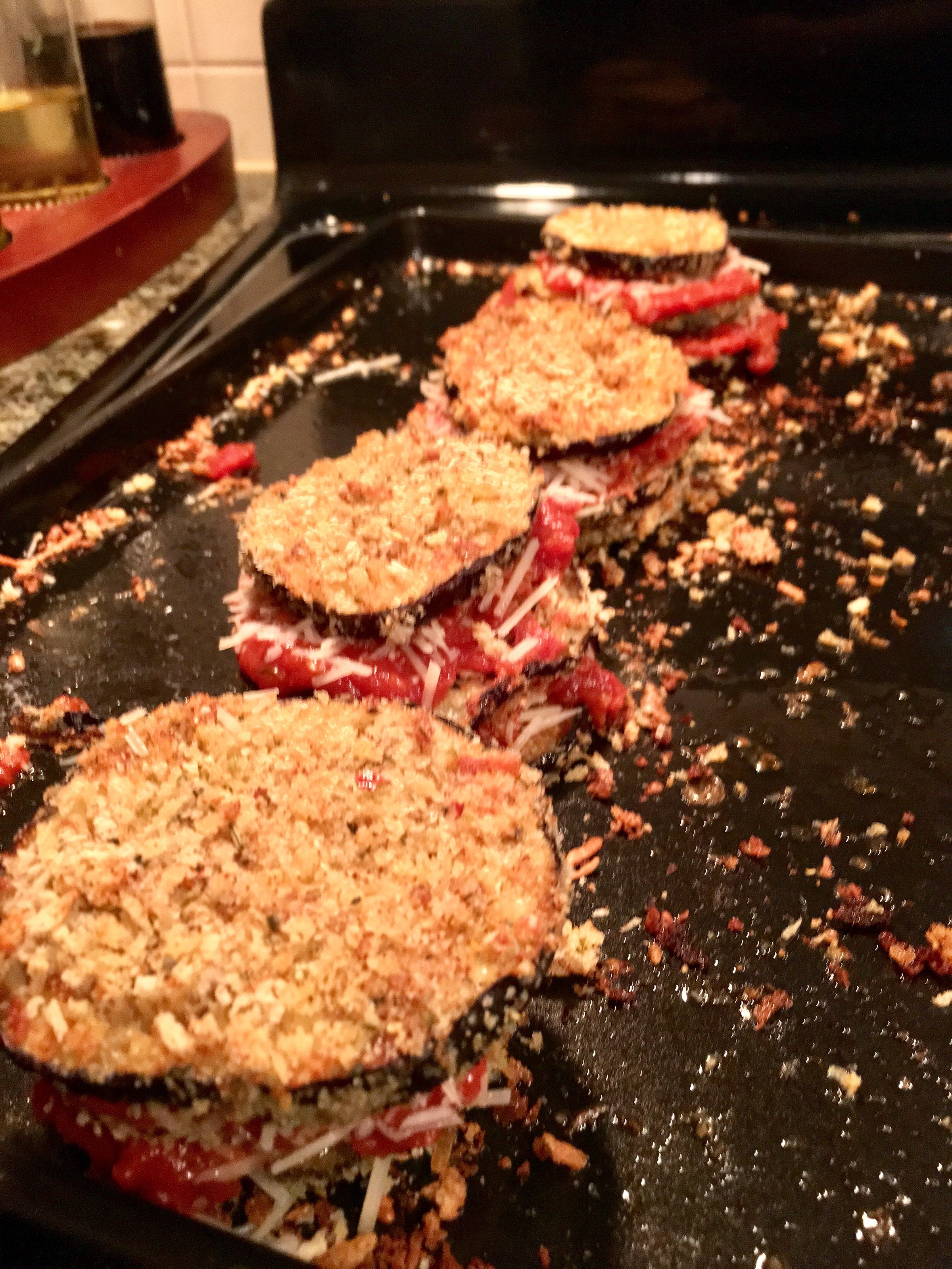Baked Eggplant Parmesan Stacks , photo 6