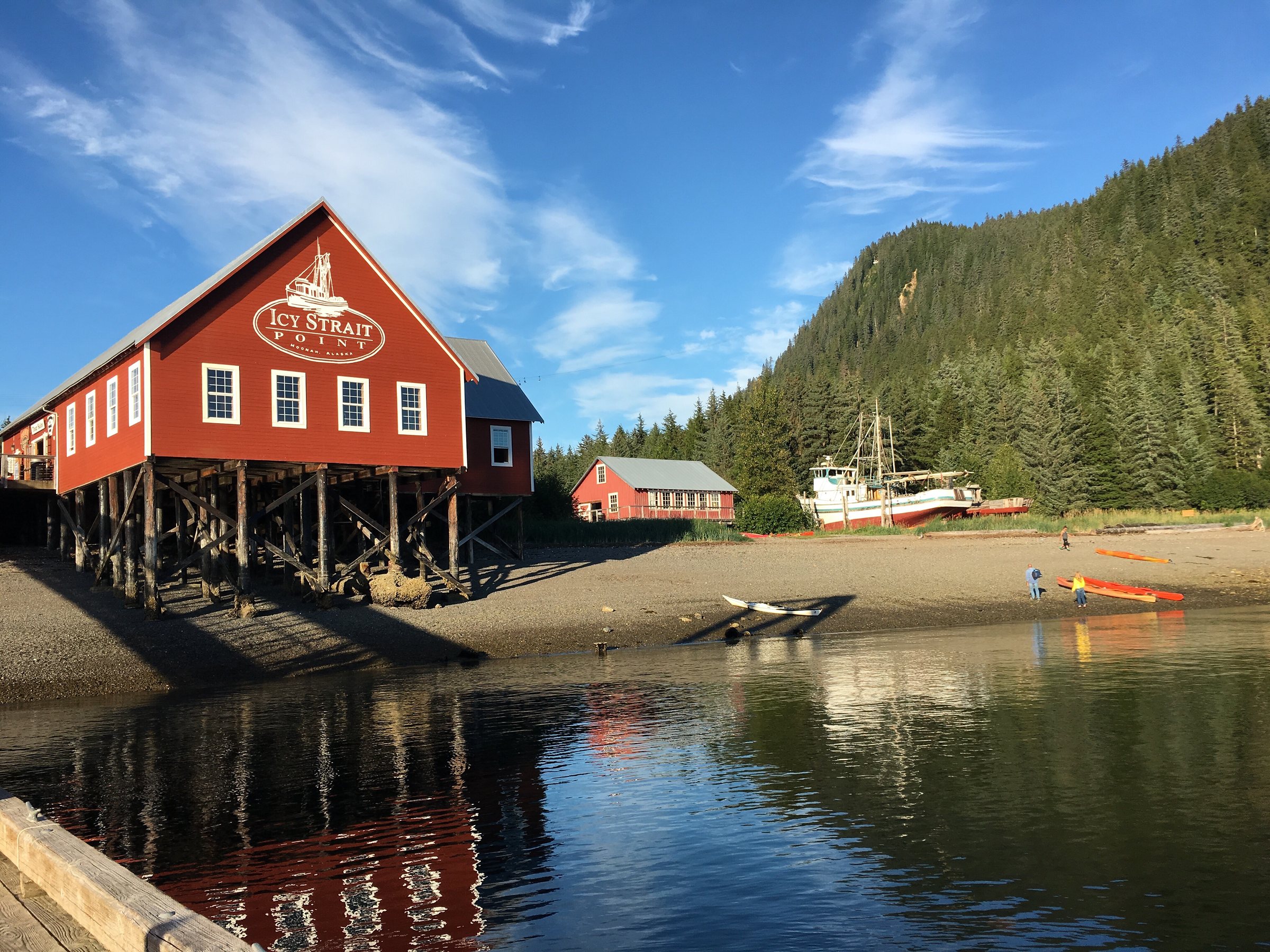 Fishing village of Icy Strait Point (Hoonah).