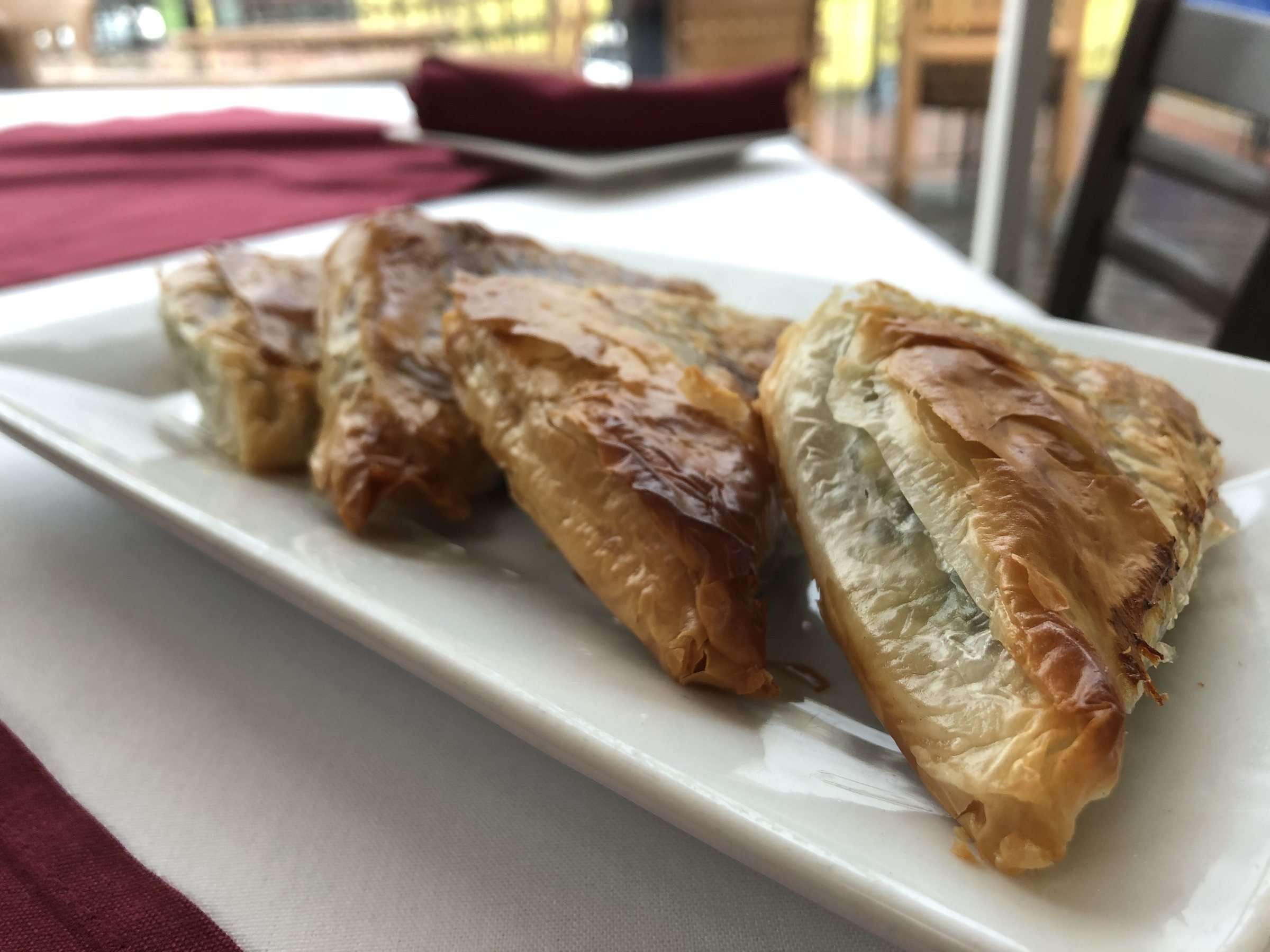 Spanakopita – filo dough stuffed with spinach and creamy feta