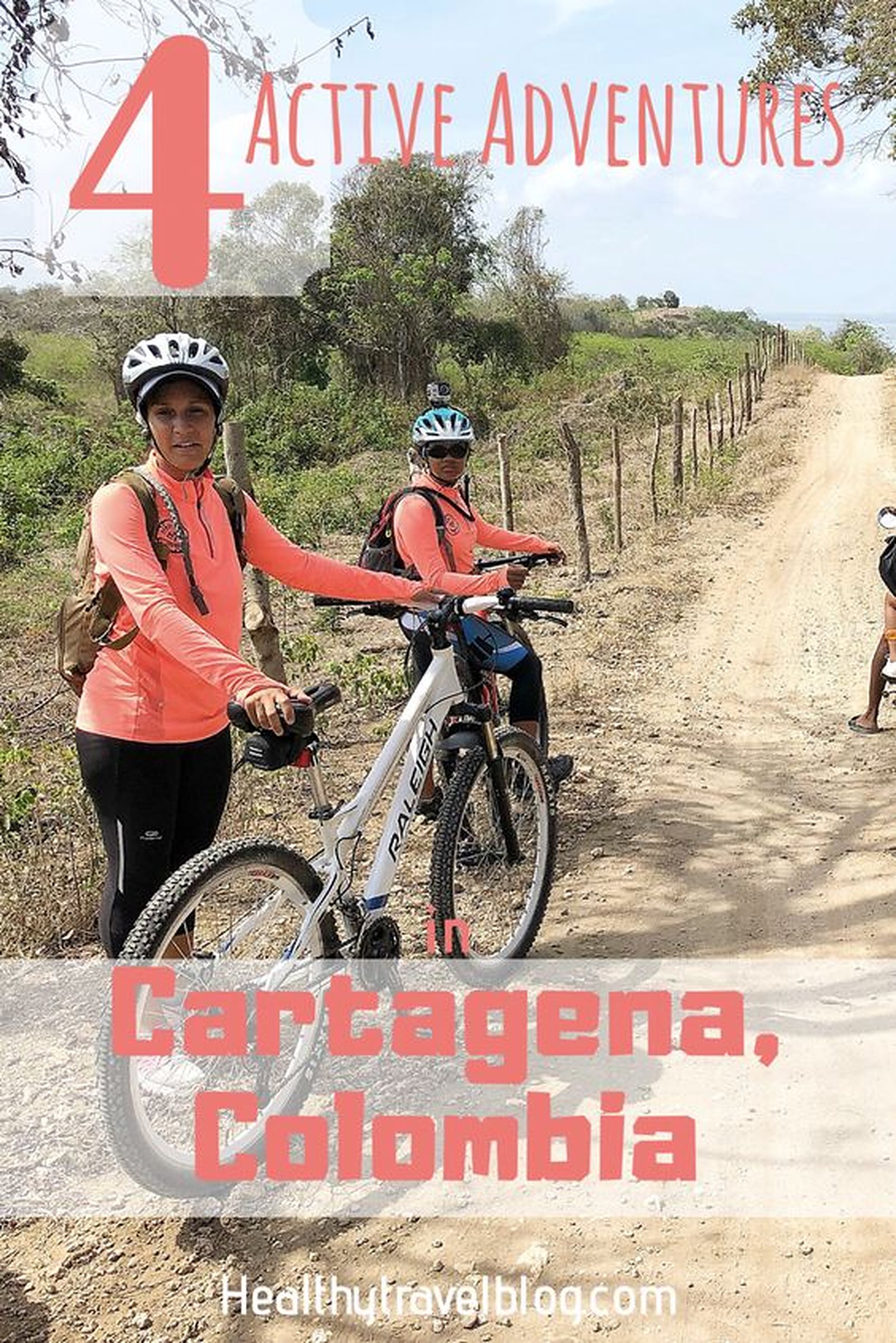 active adventures in Cartegena, Colombia - mountain biking Tierrabomba