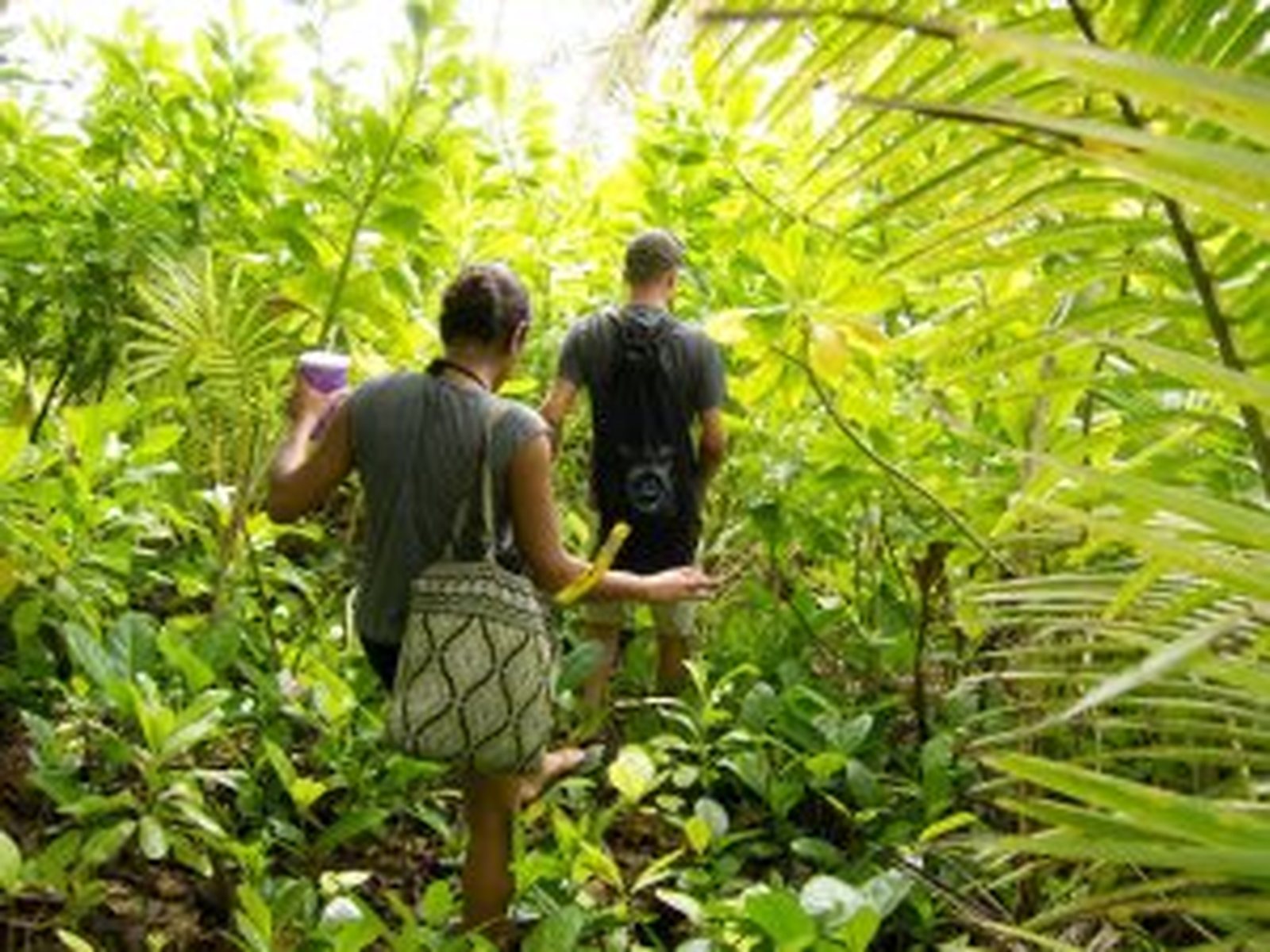 walking down to Ritidian Beach, photo courtesy of Joshua Ryan Johnson