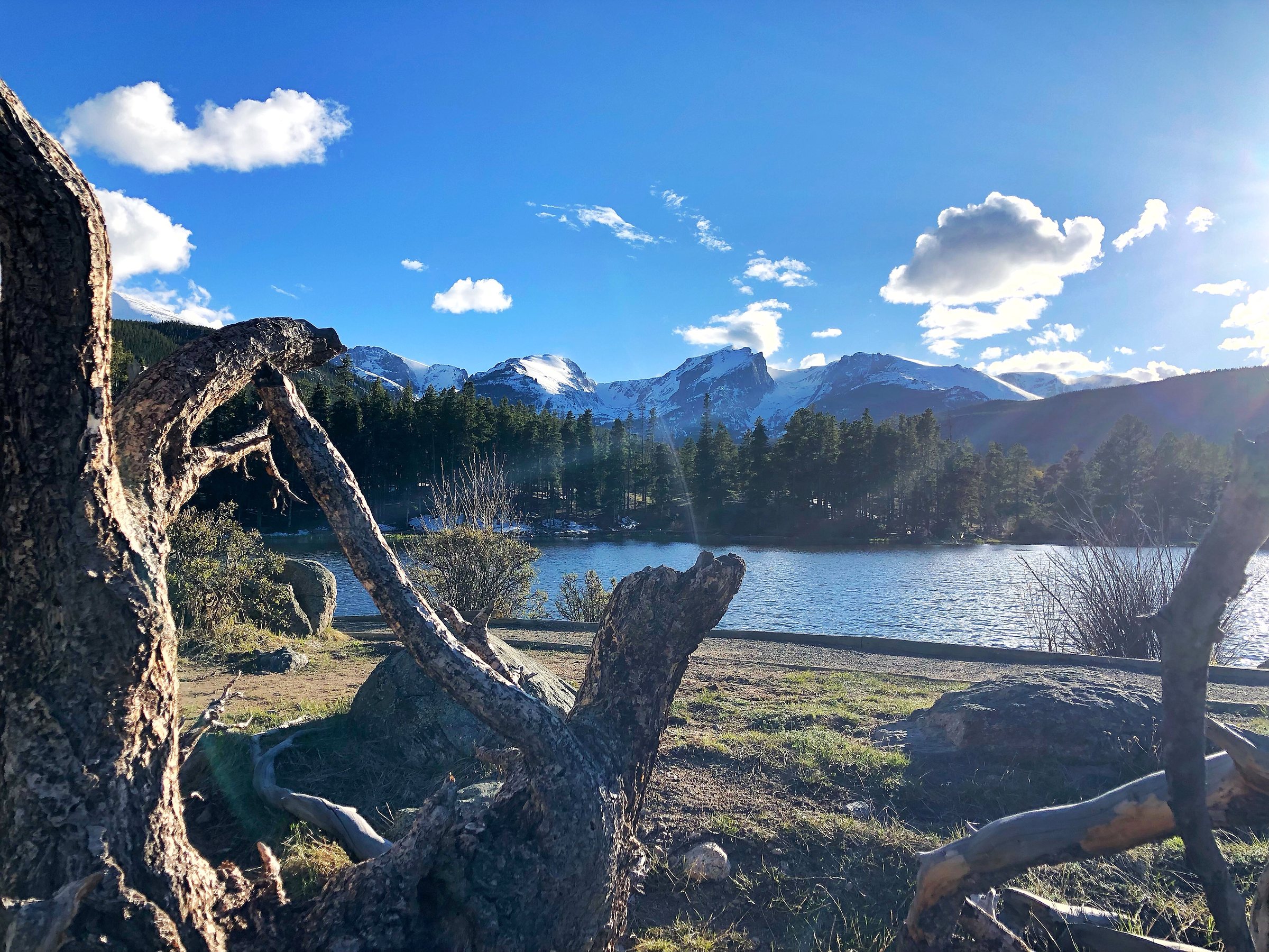 Sprague Lake, short trails in RMNP, Lakes in Rocky Mountain National Park, Rocky Mountain National Park views, where to go in RMNP, things to do in RMNP