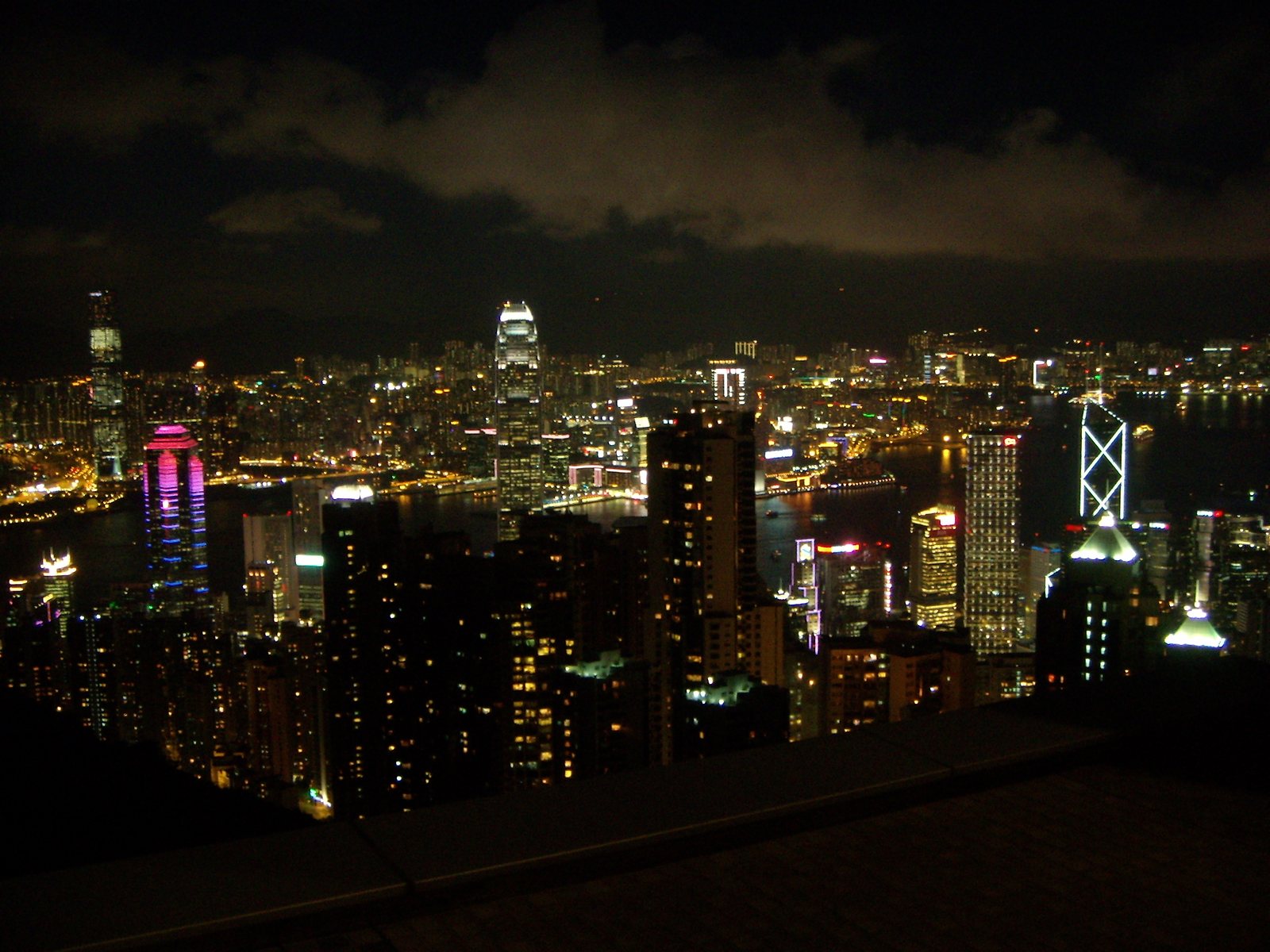 DSCN3107 Hong Kong skyline from Victoria’s Peak.
