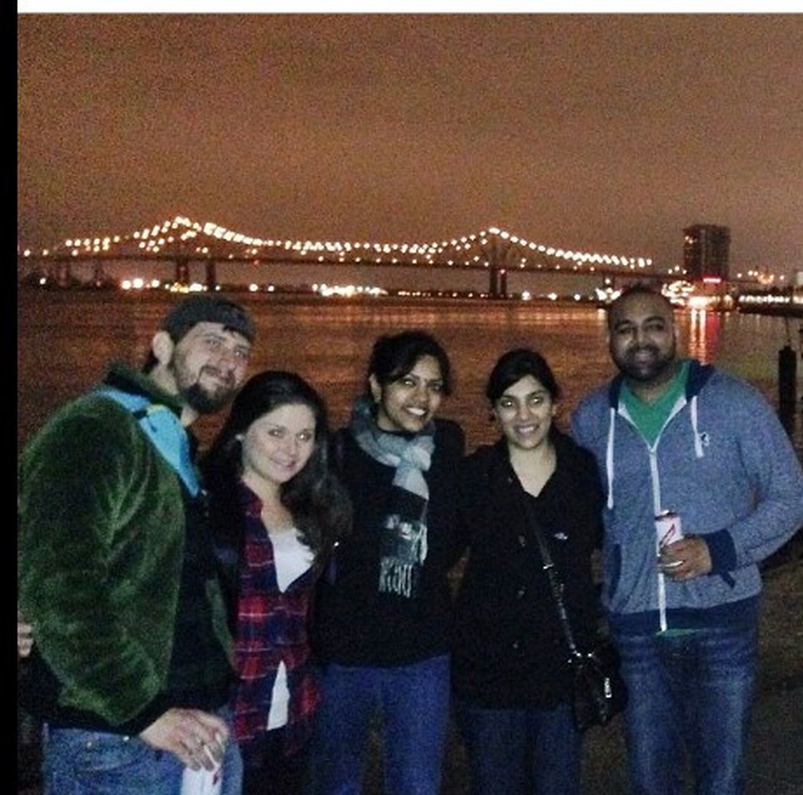 friends at Natchez River Boardwalk NOLA