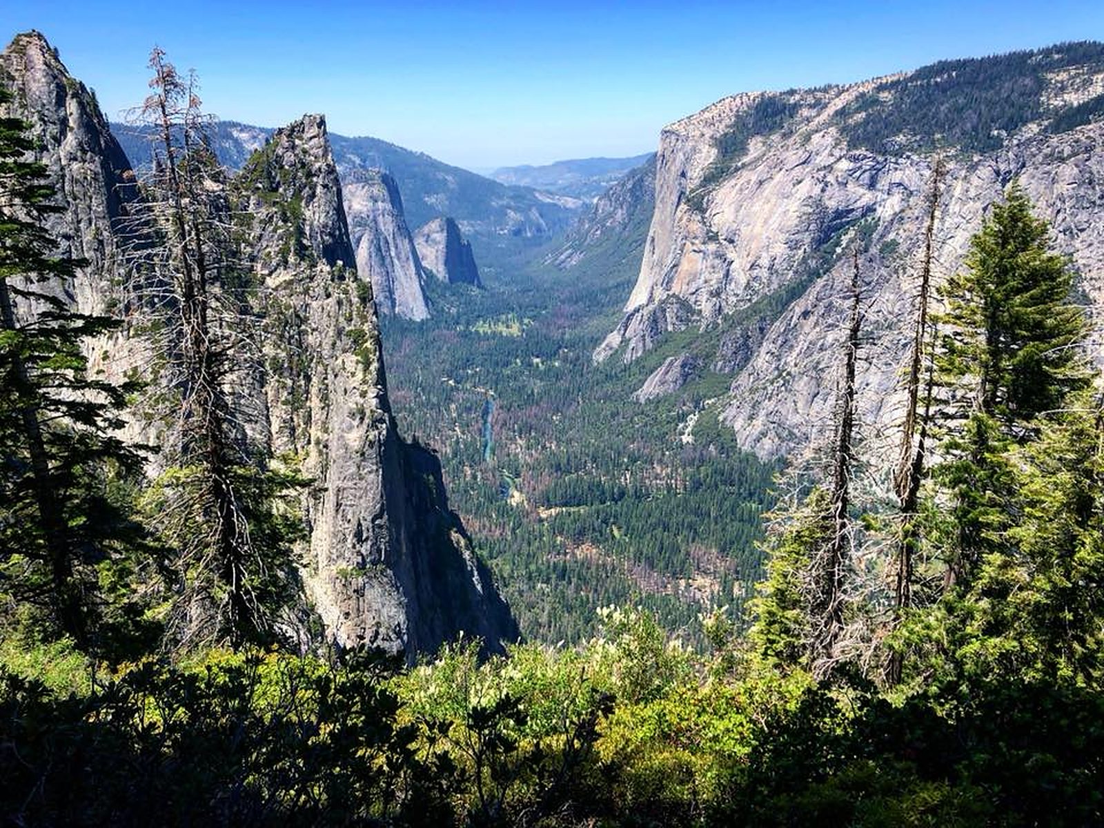 reverse tunnel view Yosemite 2018