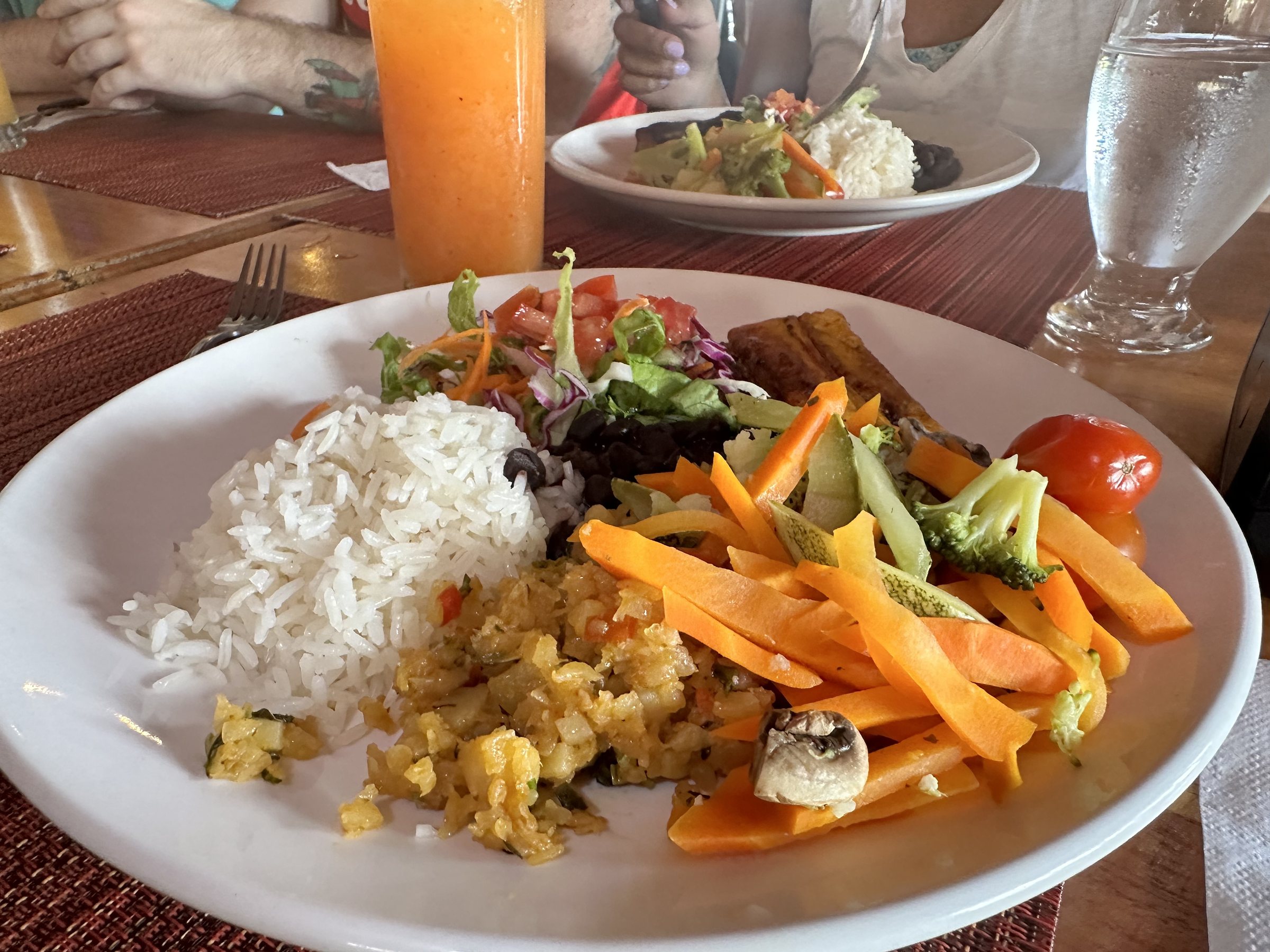 local Costa Rican lunch at Casa Fortuna in Alajuela 