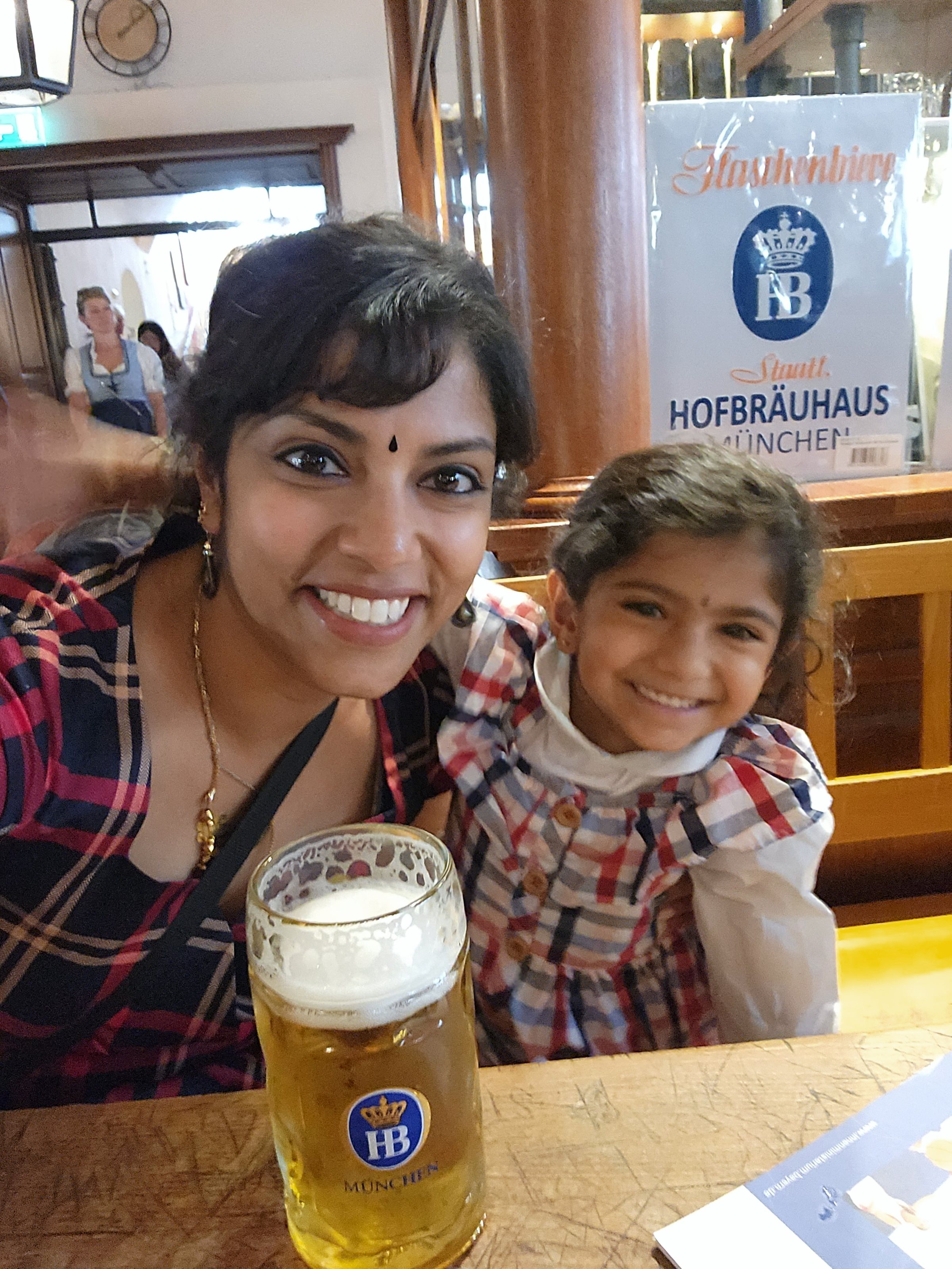 kids at munich oktoberfest